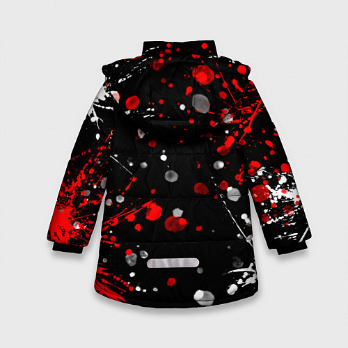 Зимняя куртка для девочки MONOKUMA / 3D-Черный – фото 2