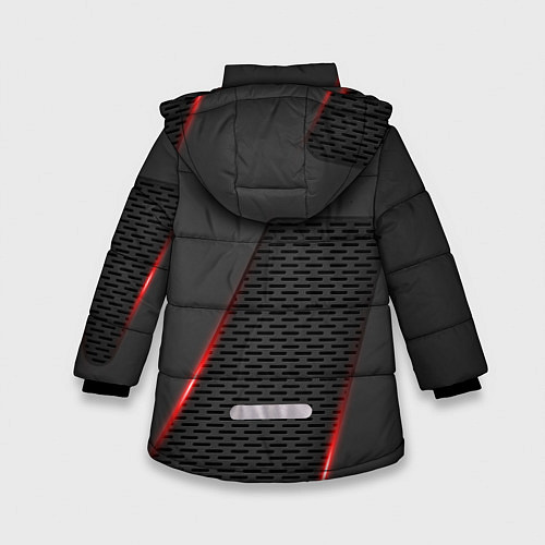 Зимняя куртка для девочки PUBG / 3D-Черный – фото 2