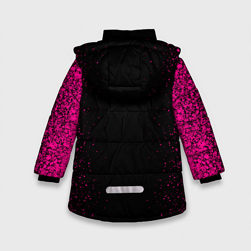 Зимняя куртка для девочки UNDERTALE FRISK / 3D-Черный – фото 2