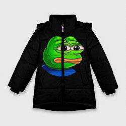 Зимняя куртка для девочки Frog