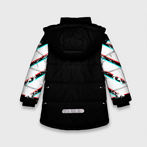 Зимняя куртка для девочки ТИКТОКЕР - PAYTON MOORMEIE / 3D-Черный – фото 2
