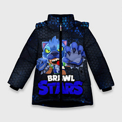 Зимняя куртка для девочки Brawl Stars Blue Hex