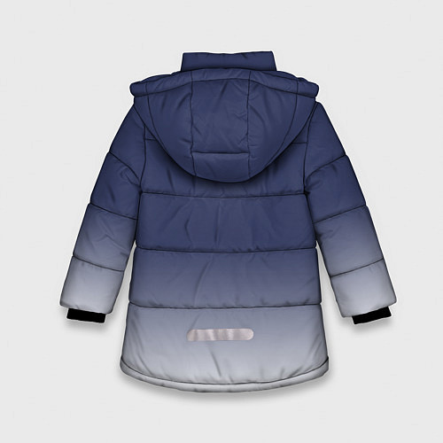 Зимняя куртка для девочки Биплан / 3D-Черный – фото 2