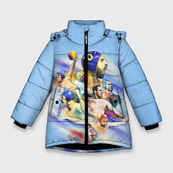 Зимняя куртка для девочки Water polo players