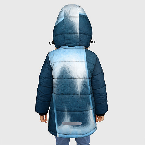 Зимняя куртка для девочки Гандболистка / 3D-Красный – фото 4