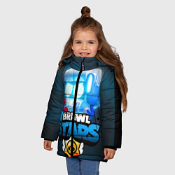 Куртка зимняя для девочки BRAWL STARS 8 BIT, цвет: 3D-черный — фото 2