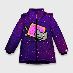 Зимняя куртка для девочки Nyan Cat