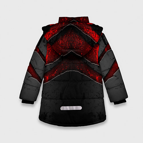 Зимняя куртка для девочки Assasin's creed / 3D-Черный – фото 2