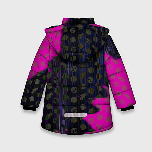 Зимняя куртка для девочки BRAWL STARS SANDY / 3D-Черный – фото 2
