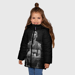 Куртка зимняя для девочки Коби Брайант, цвет: 3D-светло-серый — фото 2