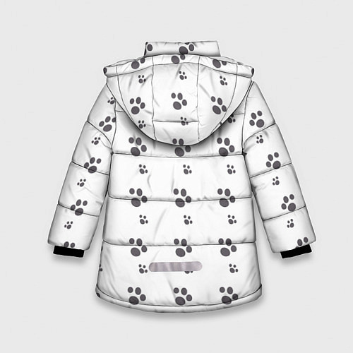 Зимняя куртка для девочки Моя Геройская Академия / 3D-Светло-серый – фото 2