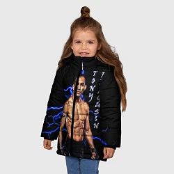 Куртка зимняя для девочки TONY FERGUSON, цвет: 3D-светло-серый — фото 2