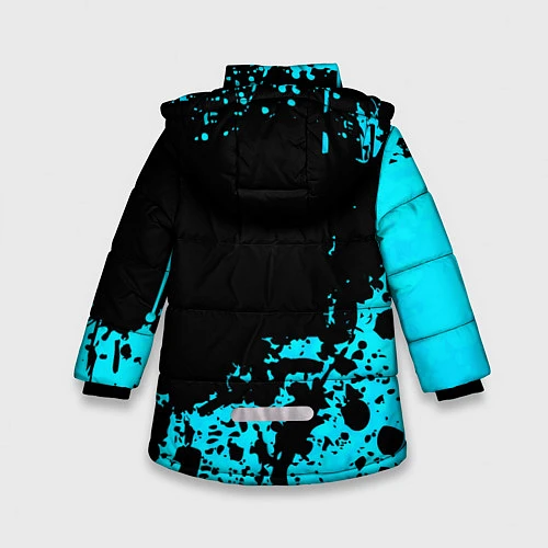 Зимняя куртка для девочки ВДВ / 3D-Черный – фото 2