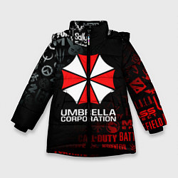 Зимняя куртка для девочки RESIDENT EVIL UMBRELLA CORP