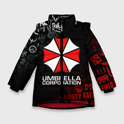 Зимняя куртка для девочки RESIDENT EVIL UMBRELLA CORP