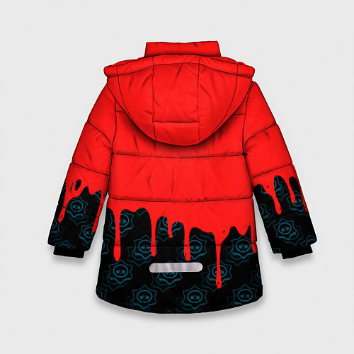 Зимняя куртка для девочки BRAWL STARS CROW / 3D-Черный – фото 2