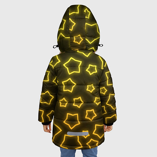 Зимняя куртка для девочки Brawl Stars Sandy / 3D-Светло-серый – фото 4