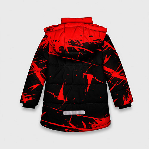Зимняя куртка для девочки UMBRELLA CORPORATION / 3D-Черный – фото 2