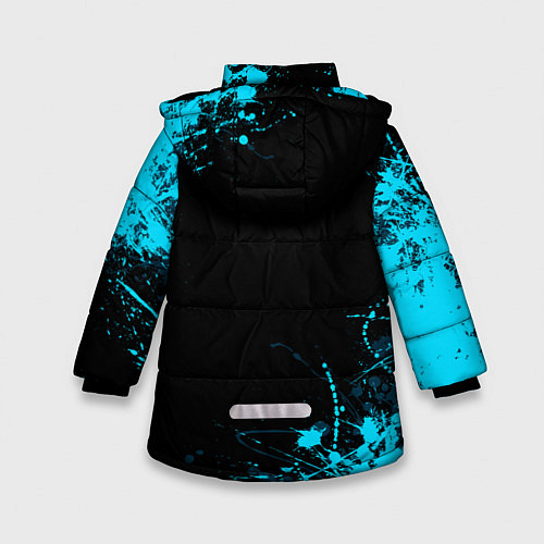 Зимняя куртка для девочки BRAWL STARS 8-BIT / 3D-Черный – фото 2