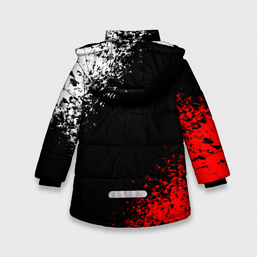 Зимняя куртка для девочки THE WITCHER / 3D-Черный – фото 2