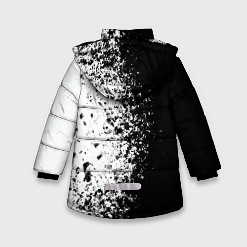 Зимняя куртка для девочки THE WITCHER / 3D-Черный – фото 2