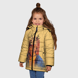 Куртка зимняя для девочки Arturo Gatti, цвет: 3D-светло-серый — фото 2