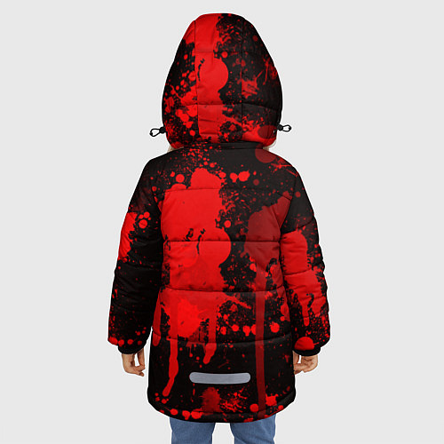 Зимняя куртка для девочки UMBRELLA CORP / 3D-Красный – фото 4