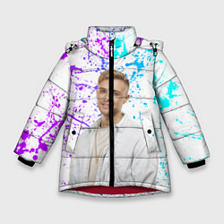 Куртка зимняя для девочки Егор Крид, цвет: 3D-красный