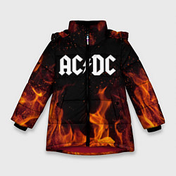 Зимняя куртка для девочки AC DC