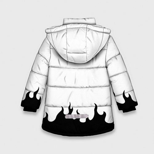 Зимняя куртка для девочки METALLICA / 3D-Черный – фото 2