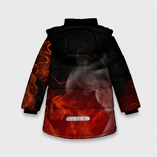 Зимняя куртка для девочки APEX LEGENDS / 3D-Черный – фото 2