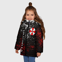 Куртка зимняя для девочки RESIDENT EVIL, цвет: 3D-черный — фото 2