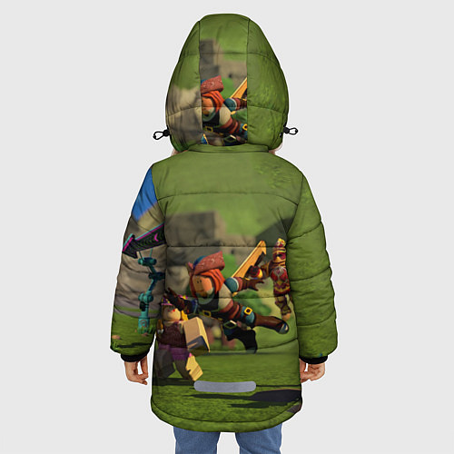 Зимняя куртка для девочки ROBLOX / 3D-Красный – фото 4