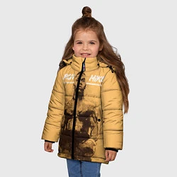 Куртка зимняя для девочки Iron Mike, цвет: 3D-черный — фото 2
