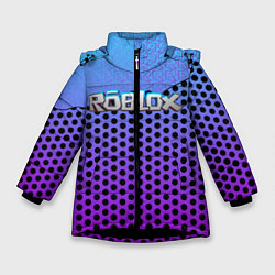 Куртка зимняя для девочки Roblox Gradient Pattern, цвет: 3D-черный