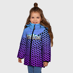 Куртка зимняя для девочки Roblox Gradient Pattern, цвет: 3D-черный — фото 2