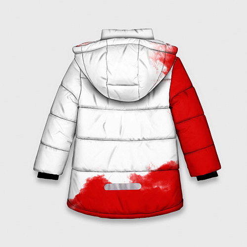 Зимняя куртка для девочки Войска связи / 3D-Черный – фото 2