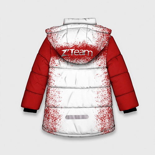 Зимняя куртка для девочки ZTeam / 3D-Черный – фото 2