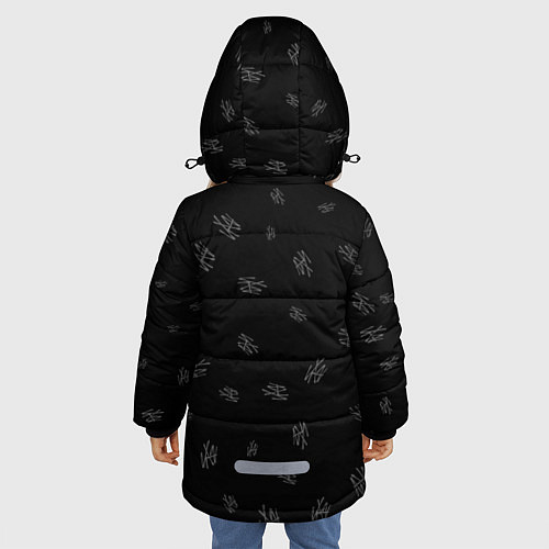 Зимняя куртка для девочки Stray Kids / 3D-Светло-серый – фото 4
