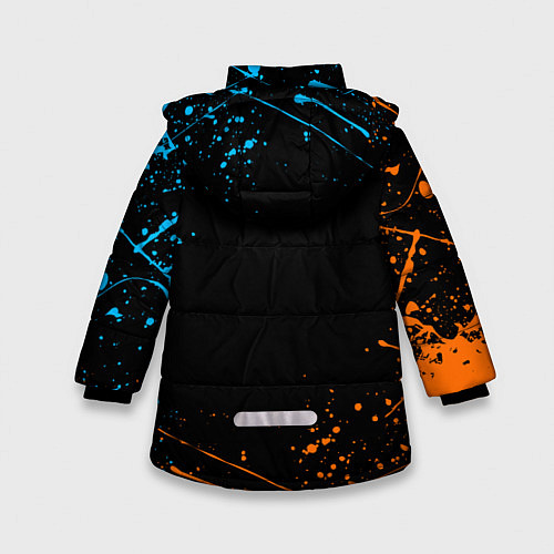Зимняя куртка для девочки PORTAL / 3D-Черный – фото 2