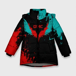 Куртка зимняя для девочки DMC, цвет: 3D-светло-серый