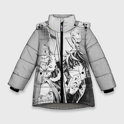 Куртка зимняя для девочки The Rising of the Shield Hero, цвет: 3D-светло-серый