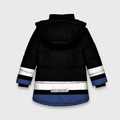 Зимняя куртка для девочки Тампа-Бэй Лайтнинг / 3D-Черный – фото 2