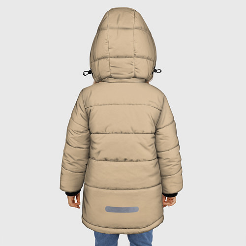 Зимняя куртка для девочки Osamu Dazai / 3D-Красный – фото 4