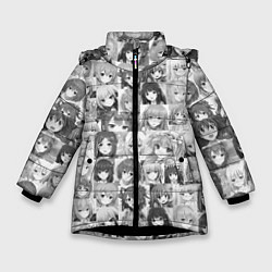 Зимняя куртка для девочки Аниме девушки