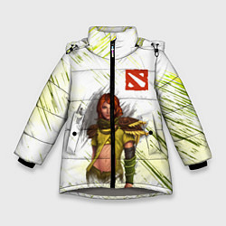 Куртка зимняя для девочки Windranger, цвет: 3D-светло-серый