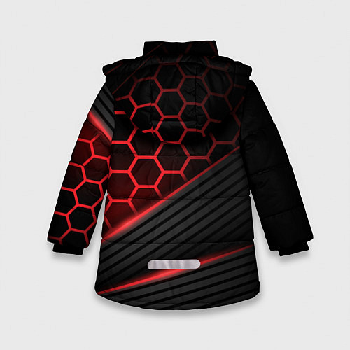 Зимняя куртка для девочки Audi RS / 3D-Черный – фото 2