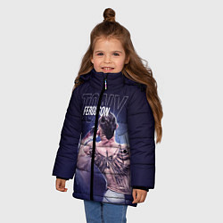 Куртка зимняя для девочки Tony Ferguson, цвет: 3D-черный — фото 2