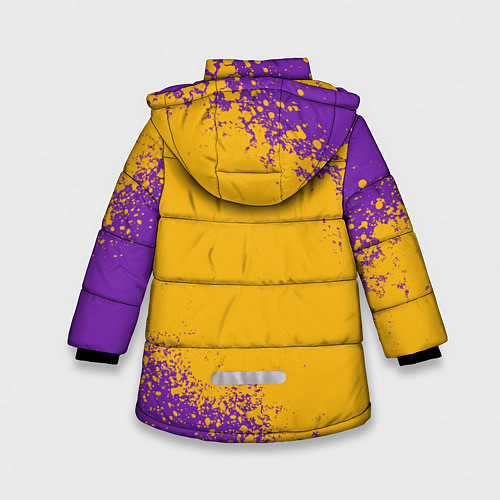 Зимняя куртка для девочки LA LAKERS KOBE BRYANT / 3D-Красный – фото 2