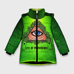 Зимняя куртка для девочки Всевидящее око